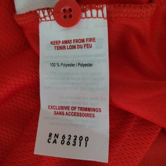 PUMA Sport Lifestyle Men's Red Golf Polo Size L - Picture 7 of 8